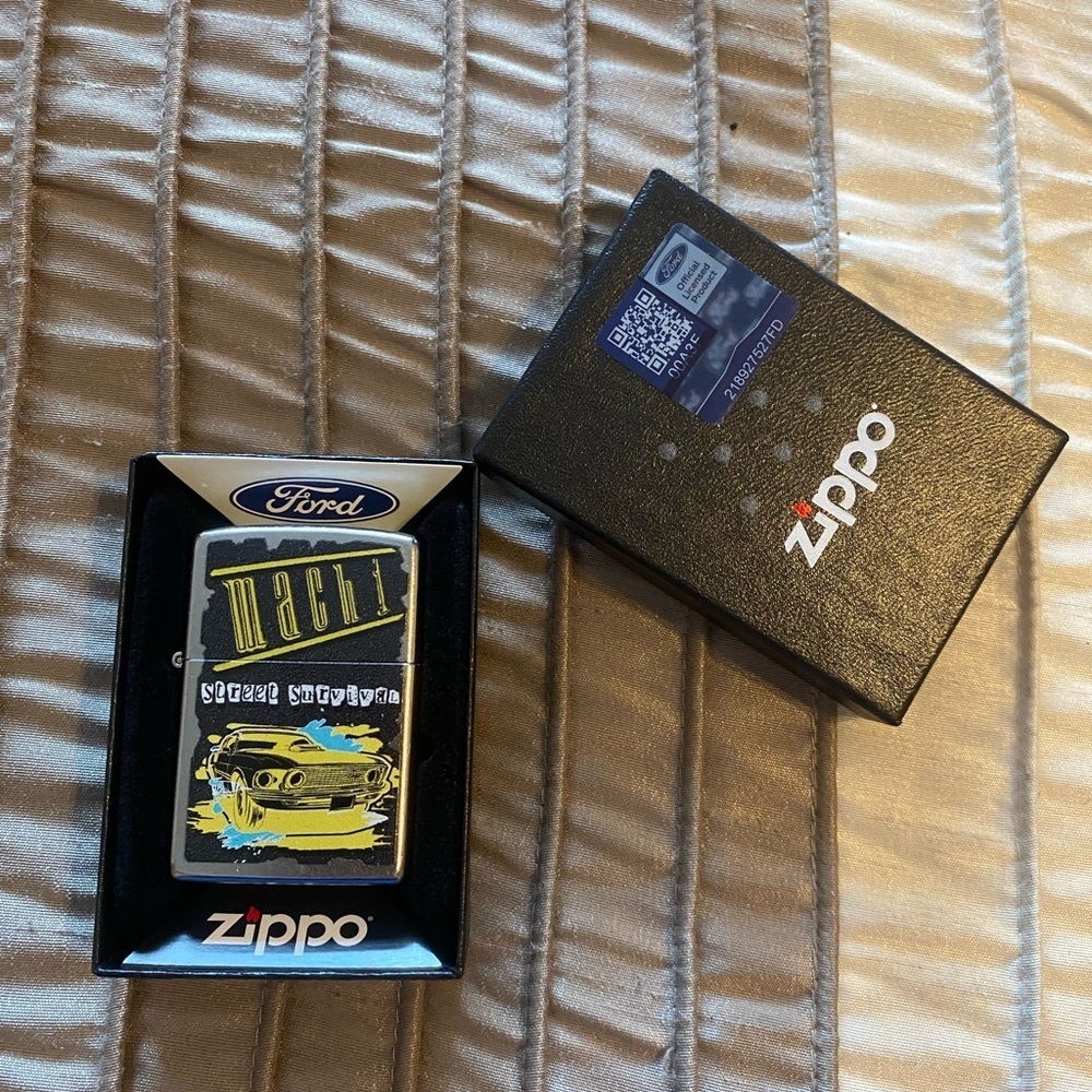 NEW - Zippo Lighter - Ford Mach 1 Street Survival
